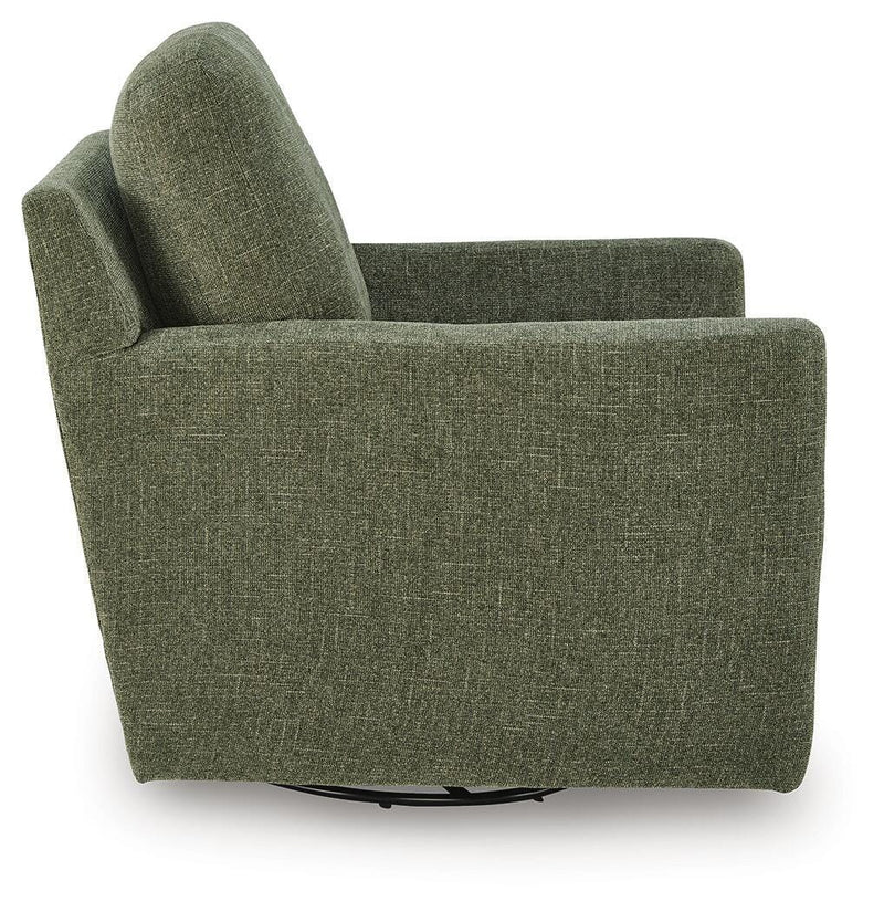 Dishford Evergreen Swivel Accent Chair - A3000840
