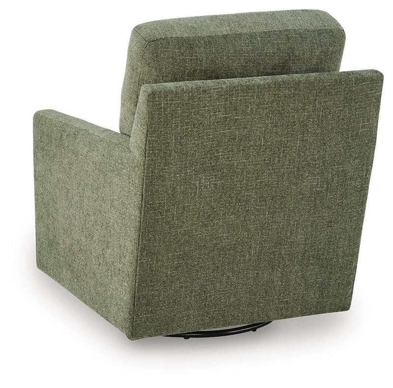 Dishford Evergreen Swivel Accent Chair - A3000840
