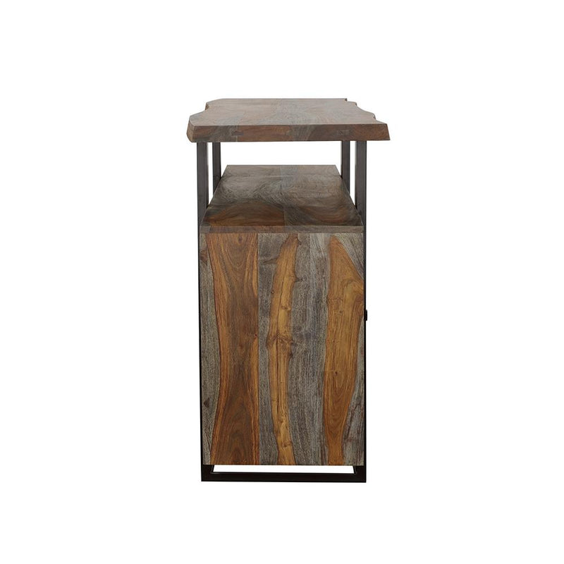 Ditman 4-door Solid Wood Sideboard Buffet Grey Sheesham - 110185