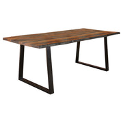Ditman 80-inch Live Edge Dining Table Grey Sheesham - 110181