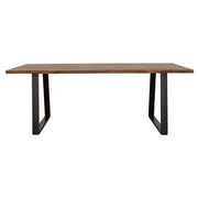 Ditman 80-inch Live Edge Dining Table Grey Sheesham - 110181