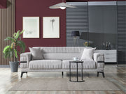 Divano 3-pieces (Sofa & Loveseat & Chair) Livingroom in Beige - Brick - 200-ELIF-DIV-A310-321