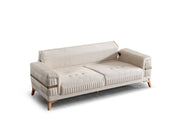 Divano 3-pieces (Sofa & Loveseat & Chair) Livingroom in Beige - Brick - 200-ELIF-DIV-A310-321