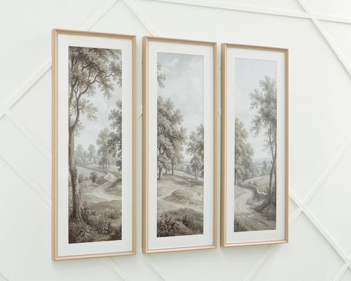 Dixonburg Taupe/Gray Wall Art (Set of 3) - A8000562