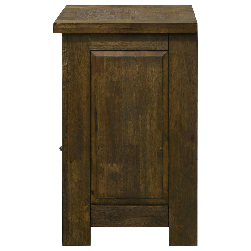 Doherty 1-drawer Nightstand Bedside Table Rustic Brown - 225162