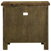 Doherty 1-drawer Nightstand Bedside Table Rustic Brown - 225162