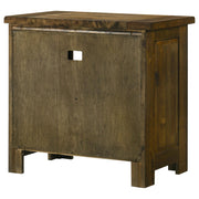 Doherty 1-drawer Nightstand Bedside Table Rustic Brown - 225162