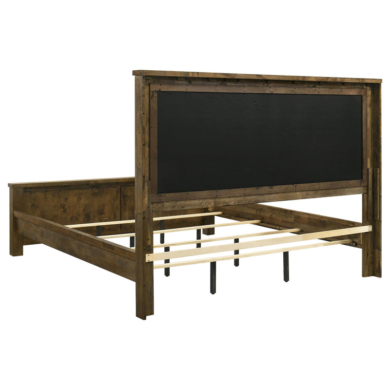Doherty 4-piece Eastern King Bedroom Set Rustic Brown - 225161KE-S4