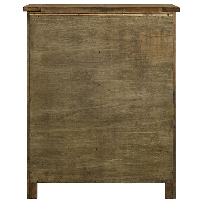 Doherty 5-drawer Chest of Drawers Rustic Brown - 225165