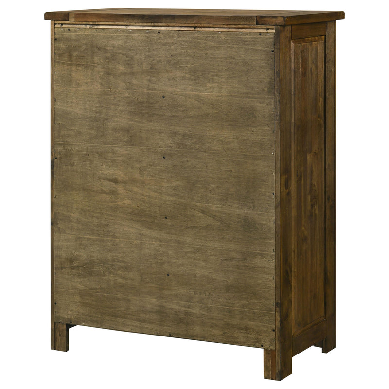 Doherty 5-drawer Chest of Drawers Rustic Brown - 225165