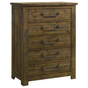 Doherty 5-piece California King Bedroom Set Rustic Brown - 225161KW-S5