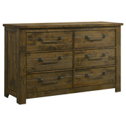 Doherty 5-piece Eastern King Bedroom Set Rustic Brown - 225161KE-S5