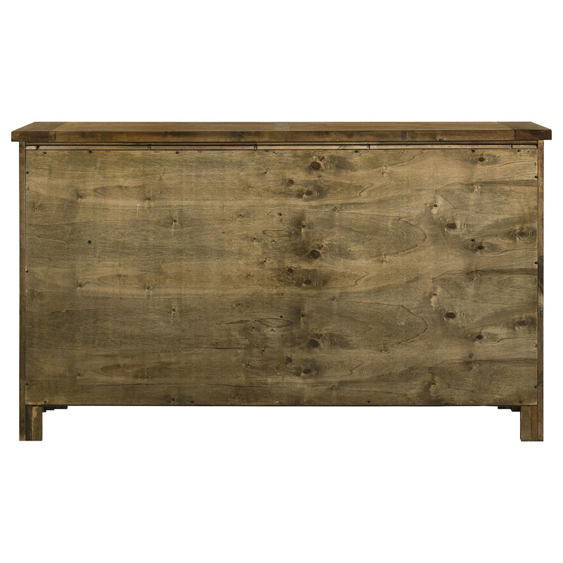 Doherty 6-drawer Bedroom Dresser Rustic Brown - 225163