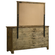 Doherty 6-drawer Dresser with Mirror Rustic Brown - 225163M