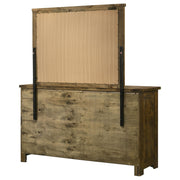 Doherty 6-drawer Dresser with Mirror Rustic Brown - 225163M