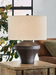 Dolanham Distressed Brown Table Lamp - L207674