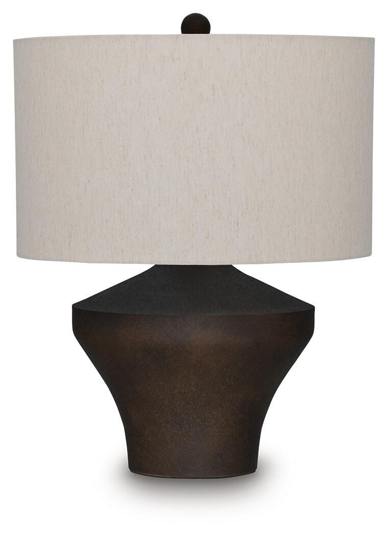 Dolanham Distressed Brown Table Lamp - L207674