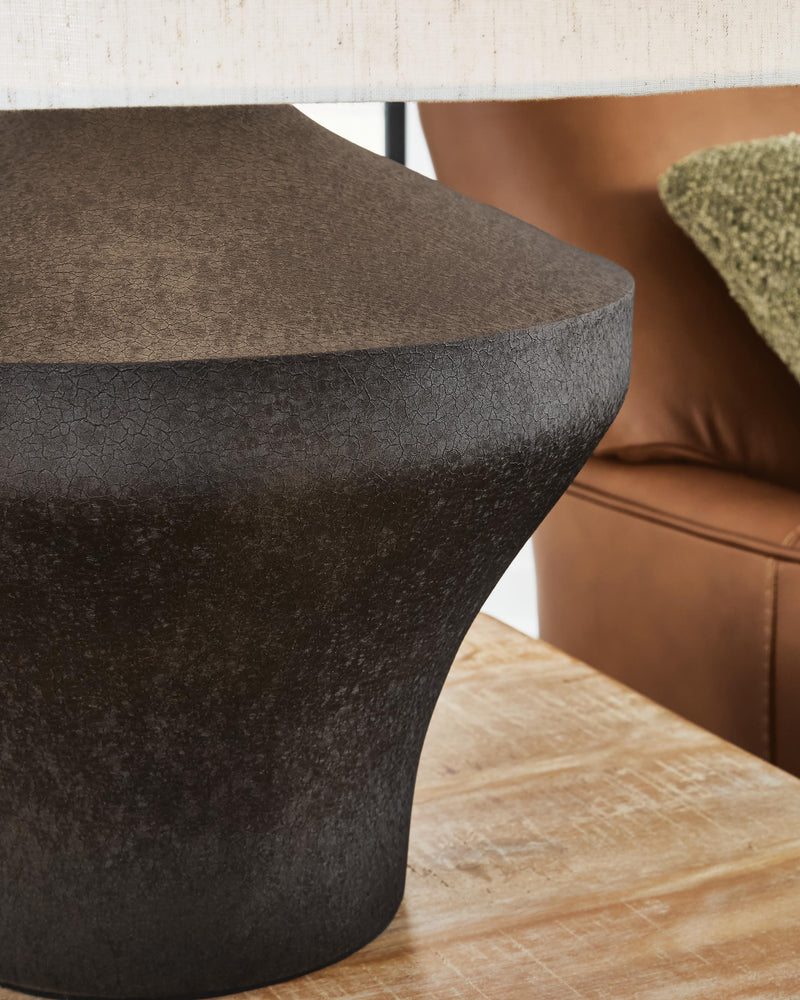 Dolanham Distressed Brown Table Lamp - L207674