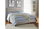 Dolante Beige Queen Upholstered Bed - Gate FurnitureQueen Bed