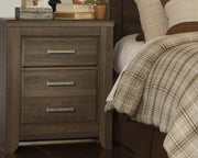 Dolante Multi Queen Upholstered Bed, Dresser, Mirror and Nightstand - B130B8