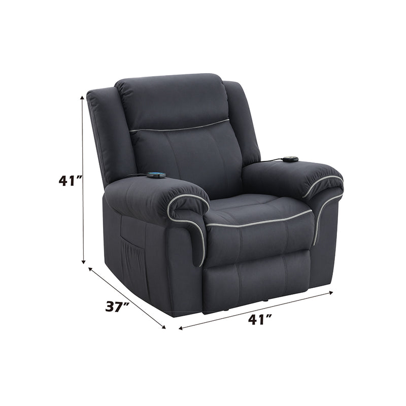 Domana Power Recliner w/Lift & Heating & Massage - LV04274