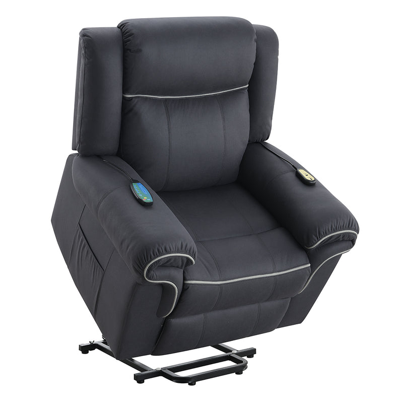 Domana Power Recliner w/Lift & Heating & Massage - LV04274