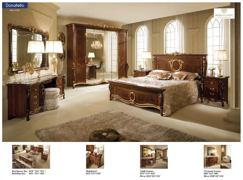 Donatello Night Bedroom Set - Gate FurnitureBedroom Set