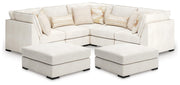 Donelson Creek 5-Piece Sectional and 2 Oversized Ottomans - 48002U4