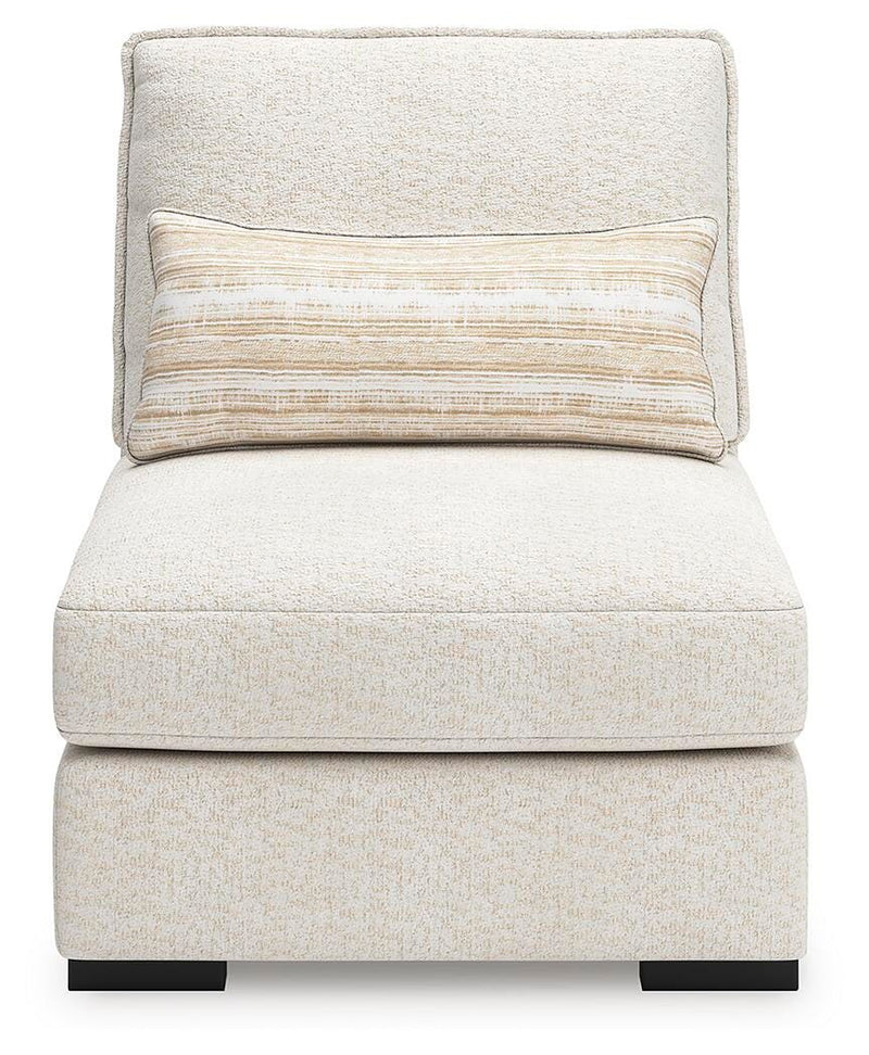 Donelson Creek Vanilla 4-Piece Sectional and Ottoman - 48002U1