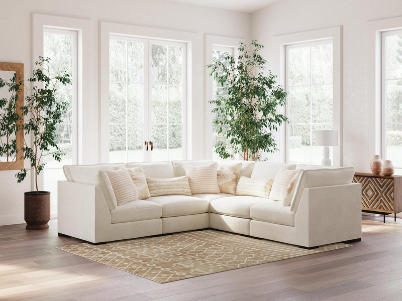 Donelson Creek Vanilla 5-Piece Sectional - 48002S1