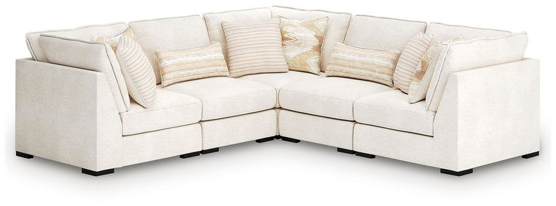 Donelson Creek Vanilla 5-Piece Sectional - 48002S1