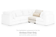 Donelson Creek Vanilla Armless Chair - 4800246