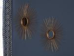 Doniel Antique Gold Finish Accent Mirror (Set of 2) - Gate FurnitureOther Products