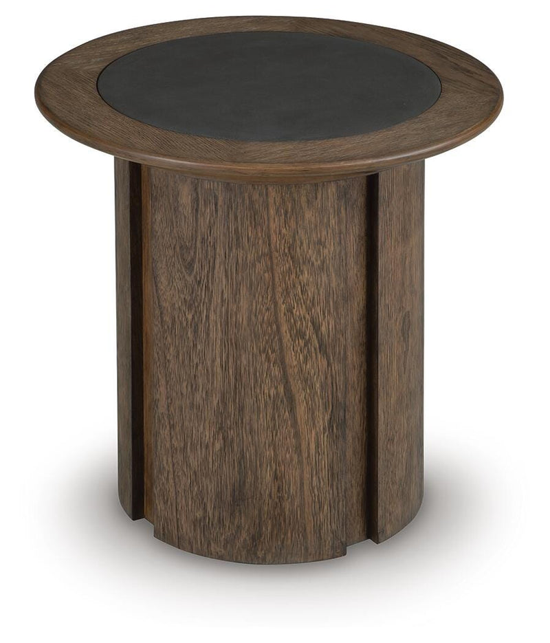 Dontayne Warm Brown End Table - T563-6