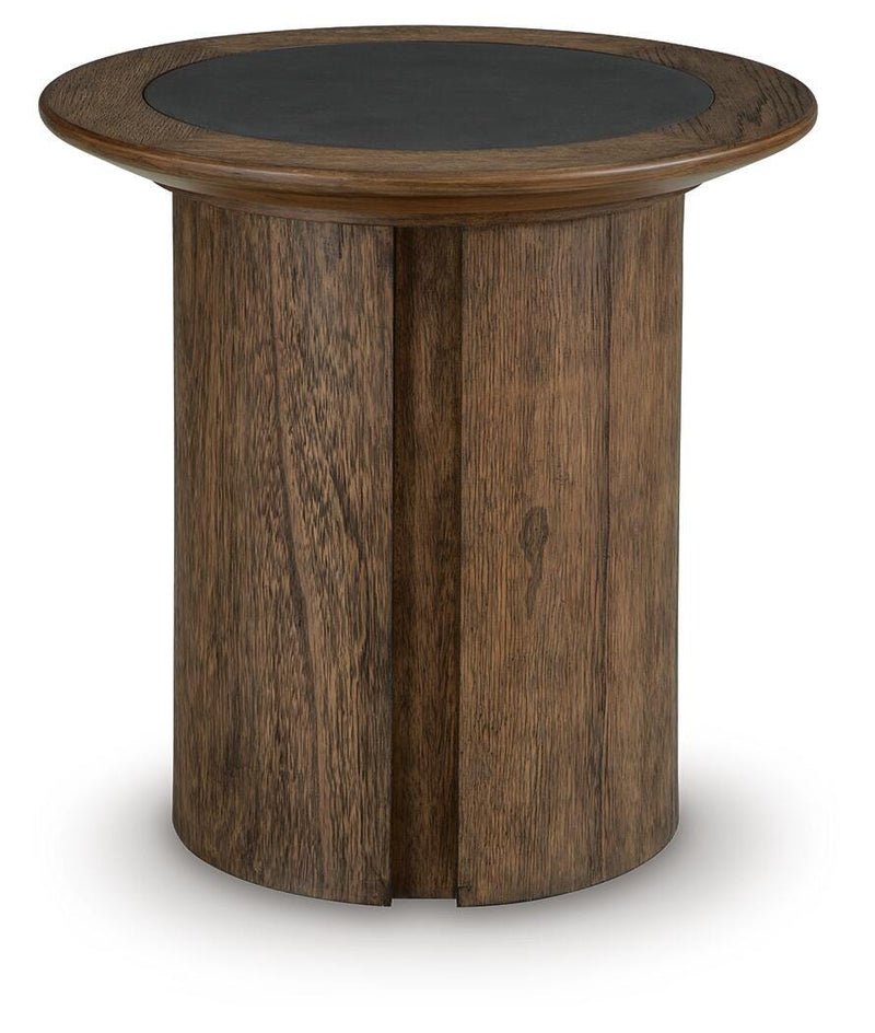 Dontayne Warm Brown End Table - T563-6