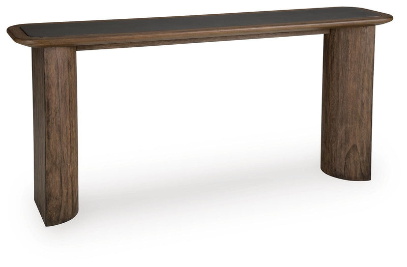 Dontayne Warm Brown Sofa Table - T563-4