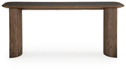 Dontayne Warm Brown Sofa Table - T563-4