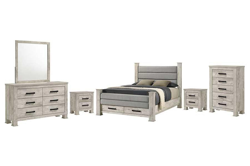 Dore - 2 Drawers Cream Nightstand - B347-N