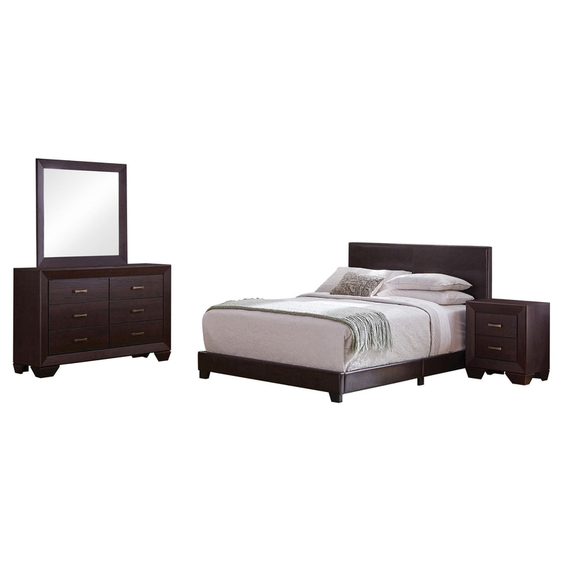 Dorian 4-piece Full Bedroom Set Dark Cocoa - 300762F-S4