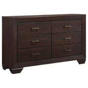 Dorian 5-piece Eastern King Bedroom Set Dark Cocoa - 300762KE-S5