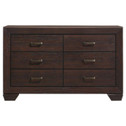 Dorian 5-piece Eastern King Bedroom Set Dark Cocoa - 300762KE-S5