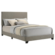 Dorian Fabric Upholstered Full Panel Bed Taupe - 300851F
