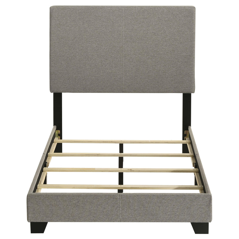 Dorian Fabric Upholstered Twin Panel Bed Taupe - 300851T