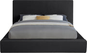 Dorian Velvet Upholstered Full Bed in Black - DorianBlack-F