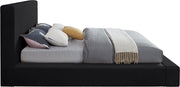 Dorian Velvet Upholstered Full Bed in Black - DorianBlack-F