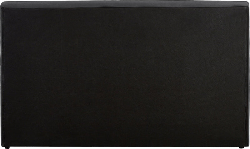 Dorian Velvet Upholstered Full Bed in Black - DorianBlack-F