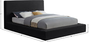 Dorian Velvet Upholstered Full Bed in Black - DorianBlack-F