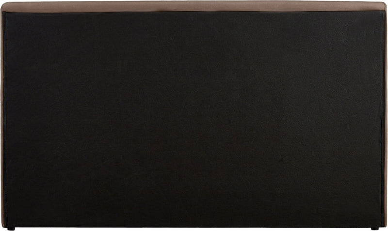 Dorian Velvet Upholstered Full Bed in Brown - DorianBrown-F