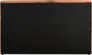 Dorian Velvet Upholstered Full Bed in Cognac - DorianCognac-F