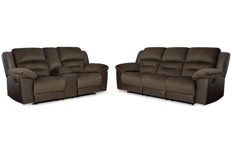Dorman Chocolate Reclining Living Room Set - Gate FurnitureReclining Living Room Set